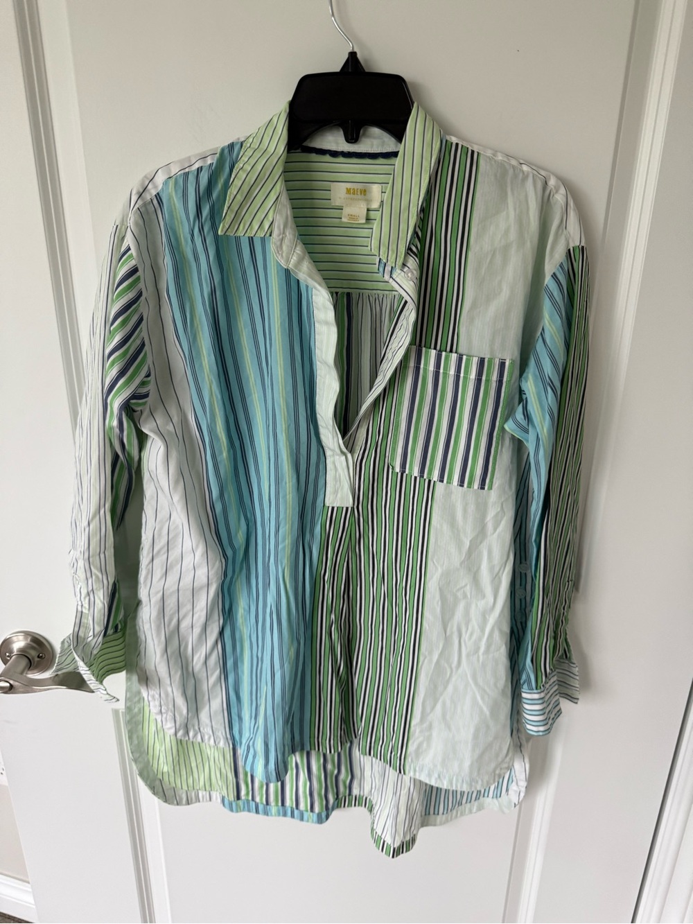 Anthropologie Maeve Alix Oversized Blouse Size Small - Picture 2 of 8